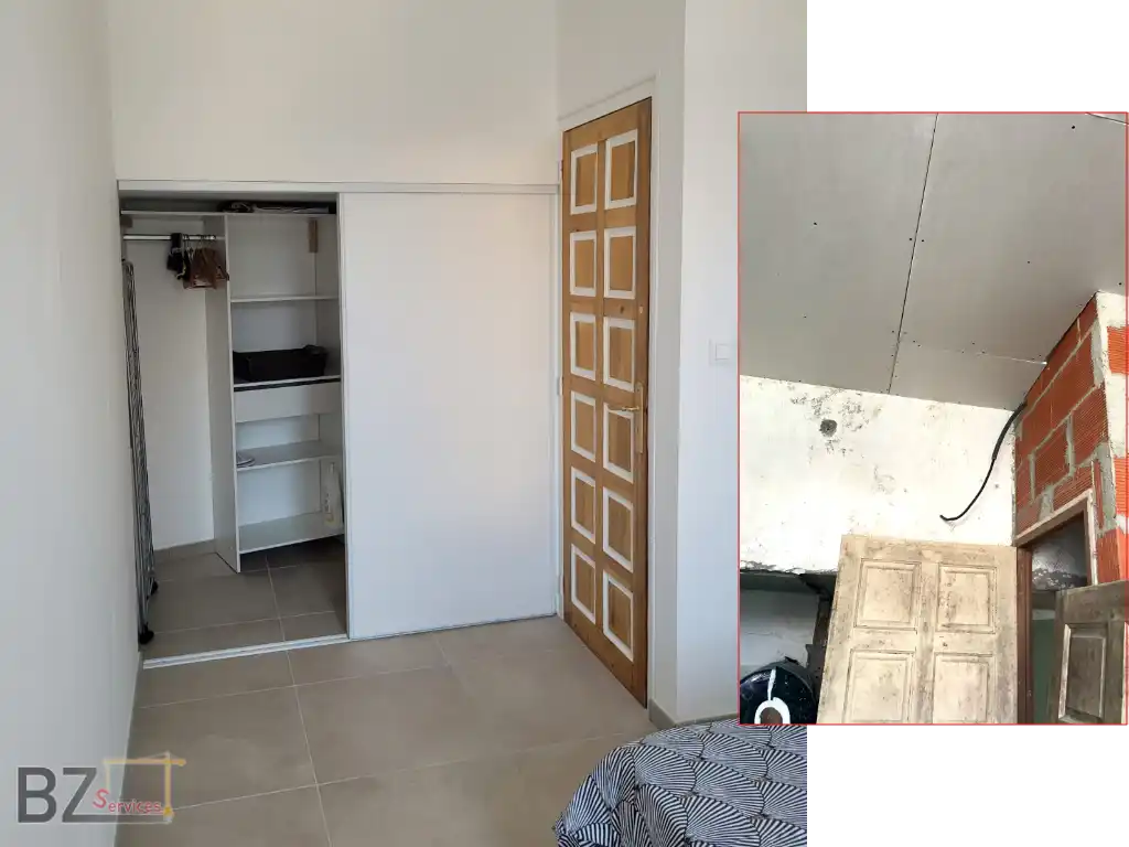 Chambre avec dressing