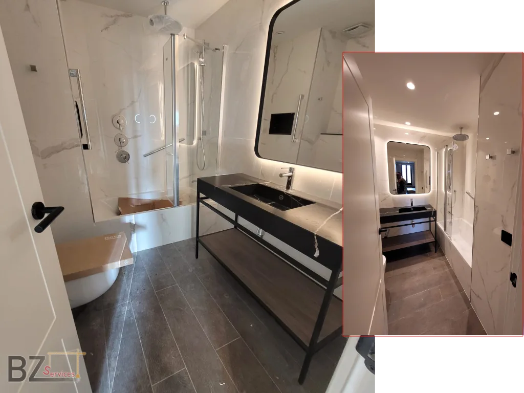 Exemple de rénovation : salle de bain